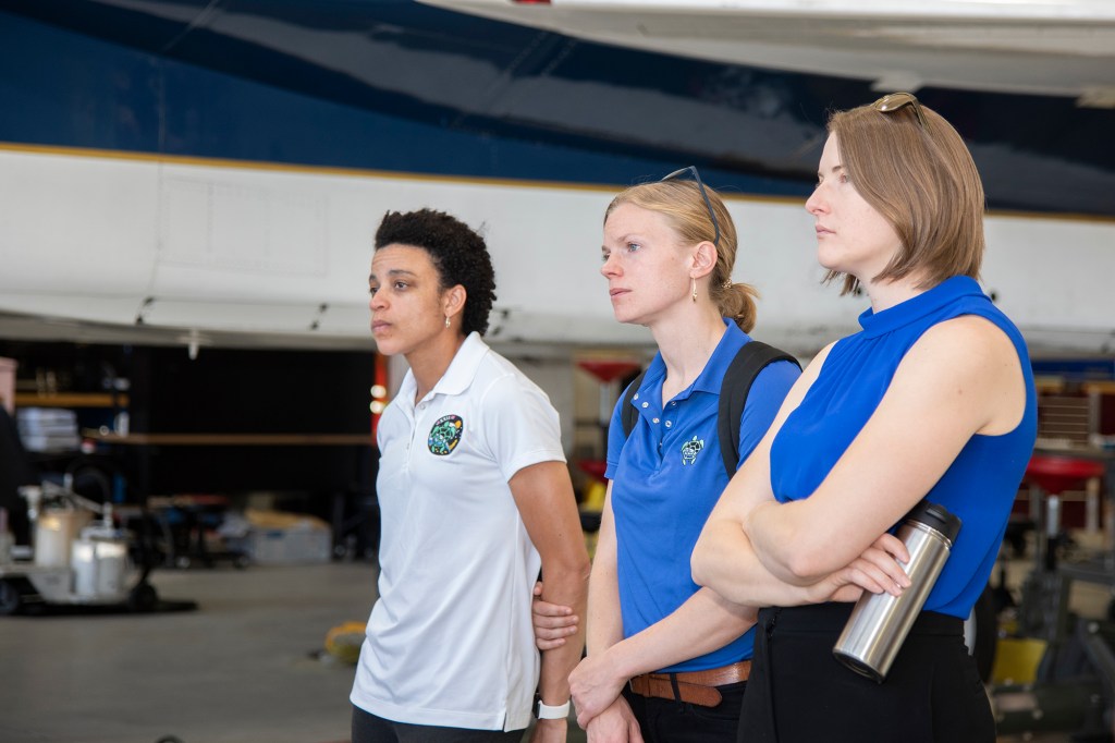 NASA?s 2017 astronaut candidates were briefed on the use of Armstrong's F-15 and F-18 aircraft for studying sonic booms.