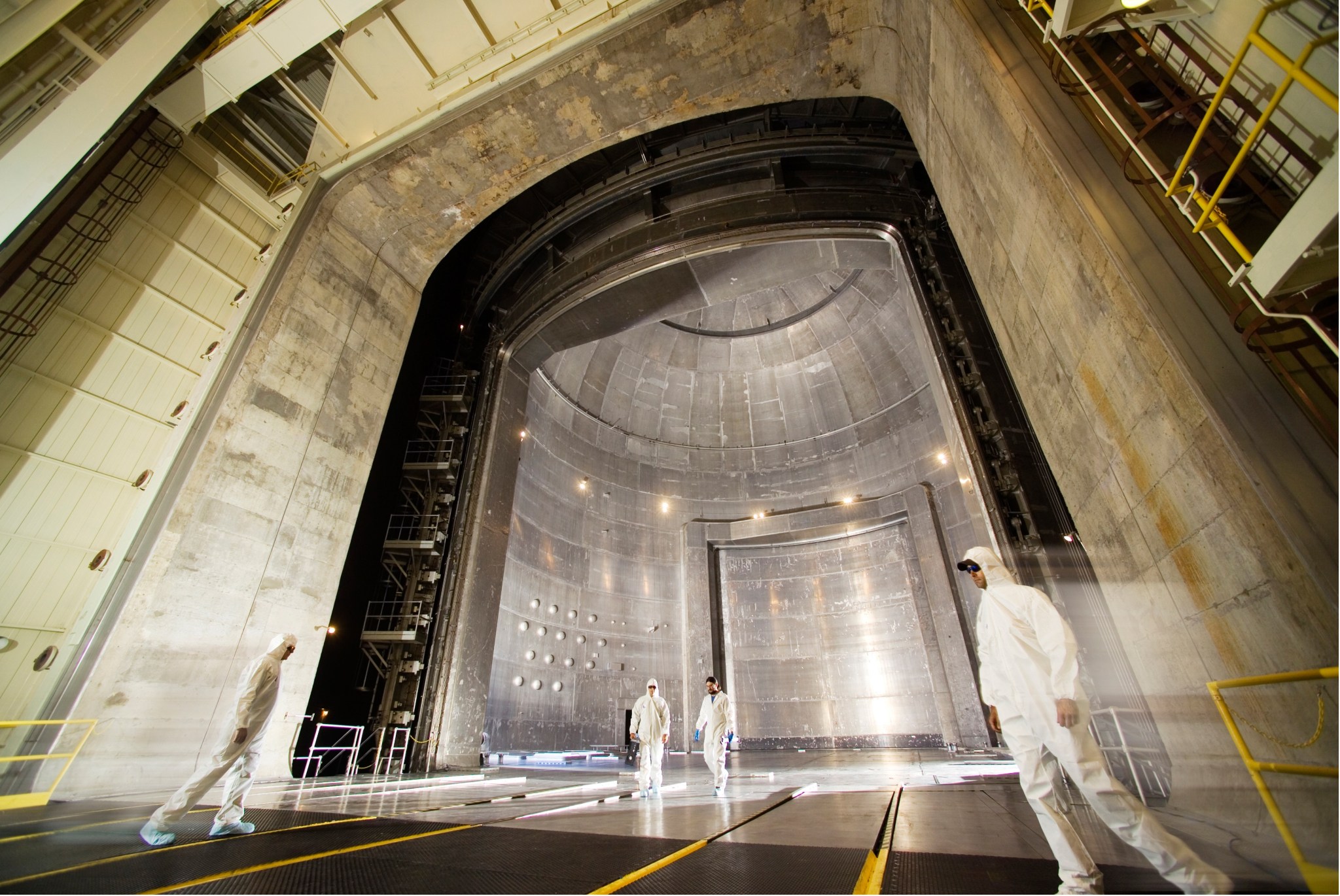 thermal vacuum chamber in the Space Environments Complex at NASA’s Plum Brook Station