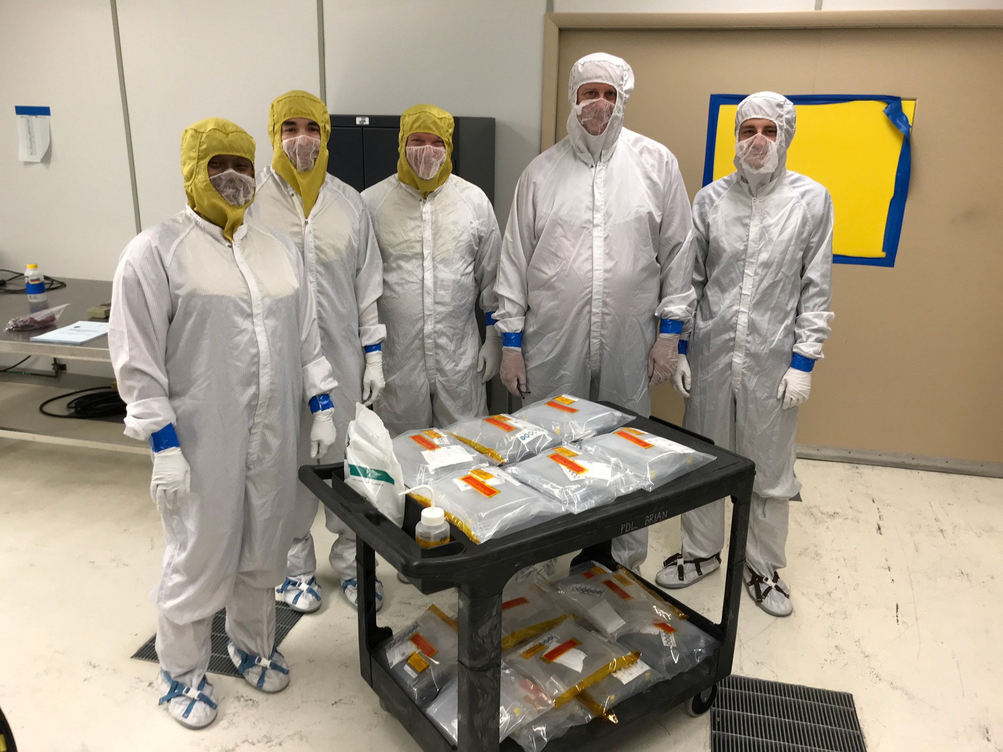Researchers at NASA Ames received delivery of MEDLI2 hardware from NASA Langley