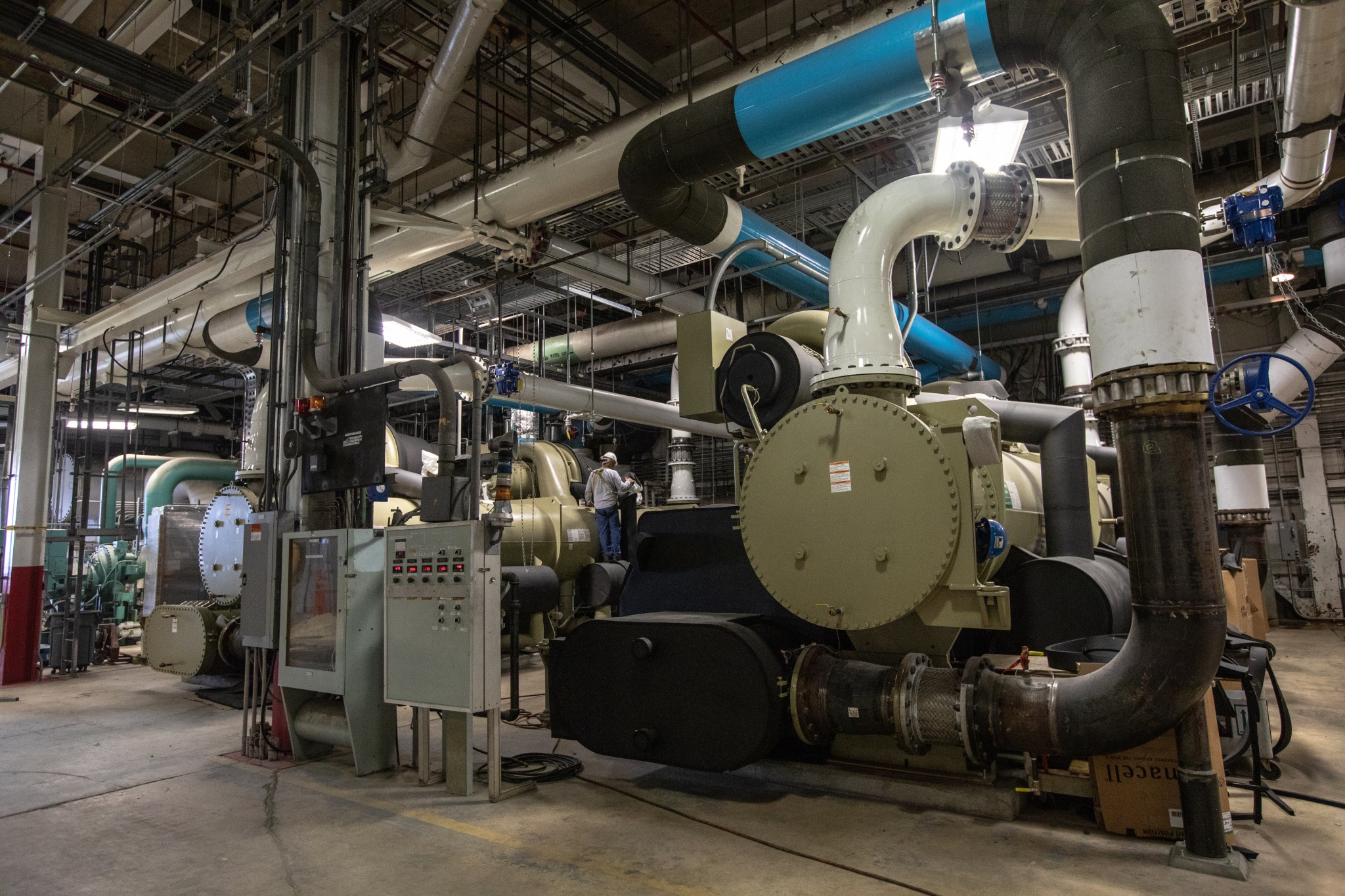 A view of the inside of the Utility Annex Facility near the Vehicle Assembly Building at NASA's Kennedy Space Center in Florida.
