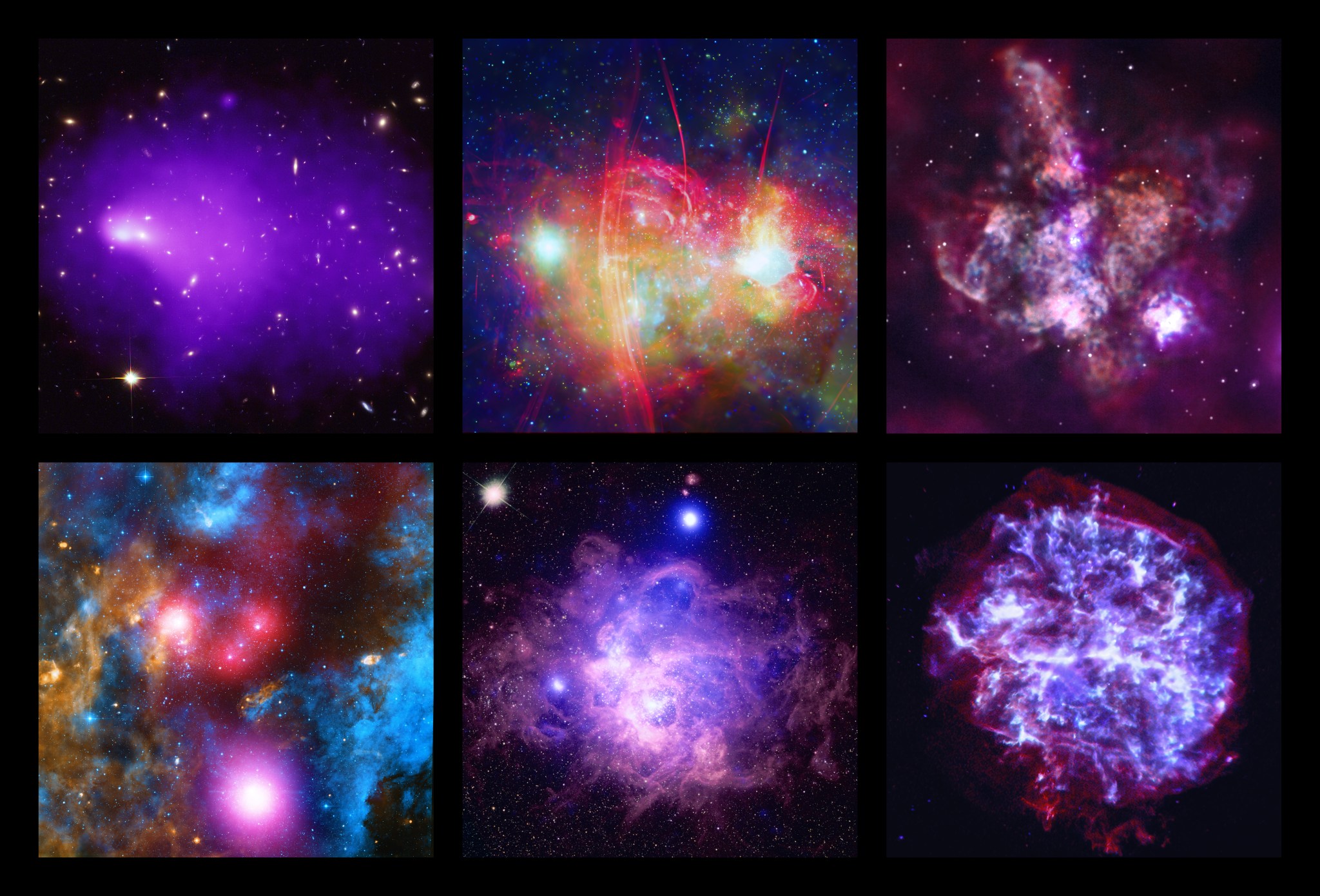 NASA’s Chandra X-ray Observatory is commemorating its 20th anniversary with an assembly of new images. 