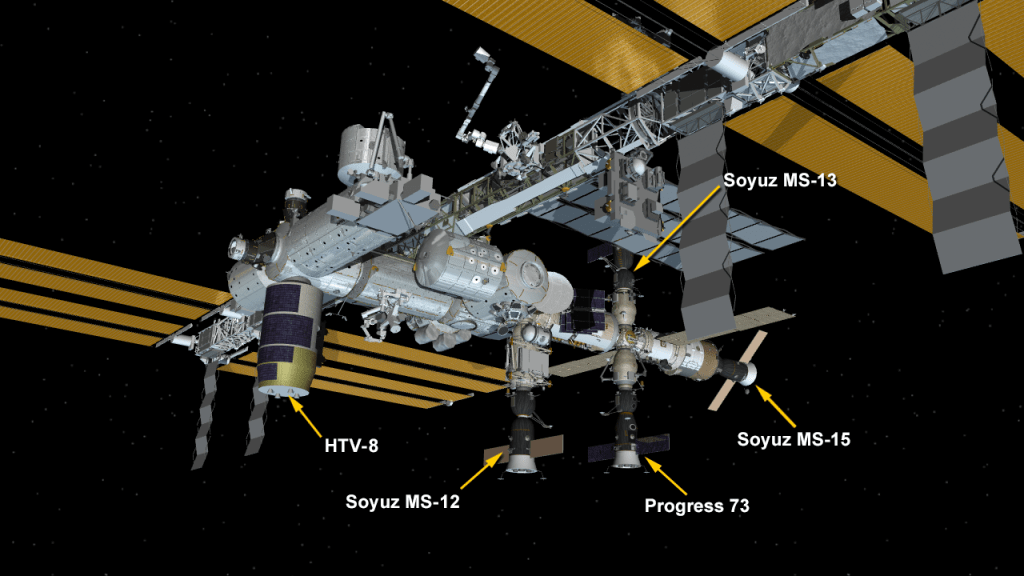 
			Japan’s Kounotori Spaceship Attached to Station - NASA			
