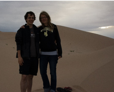 In the Gobi desert in Mongolia