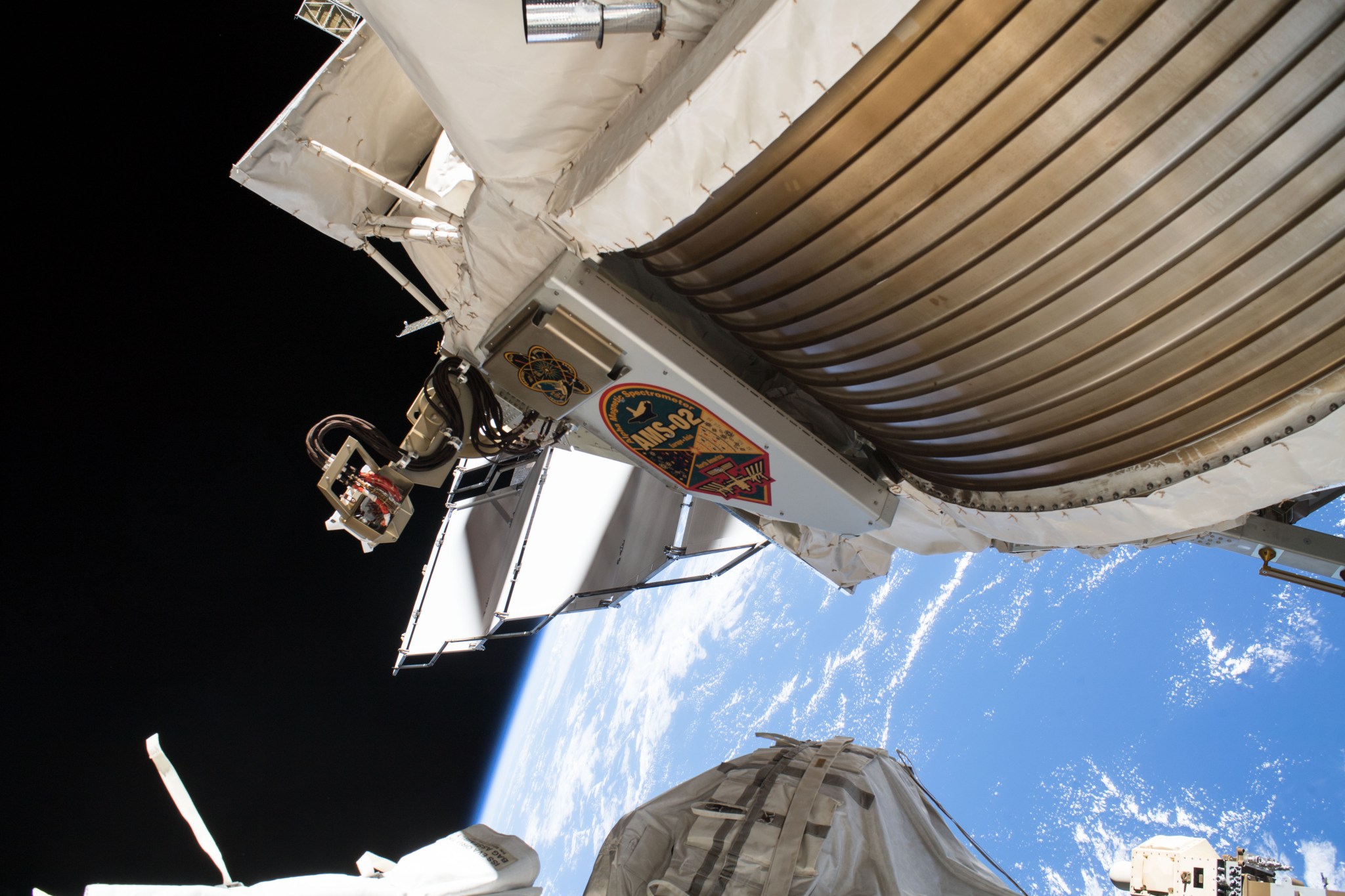 AMS-02 Hardware outside the space station