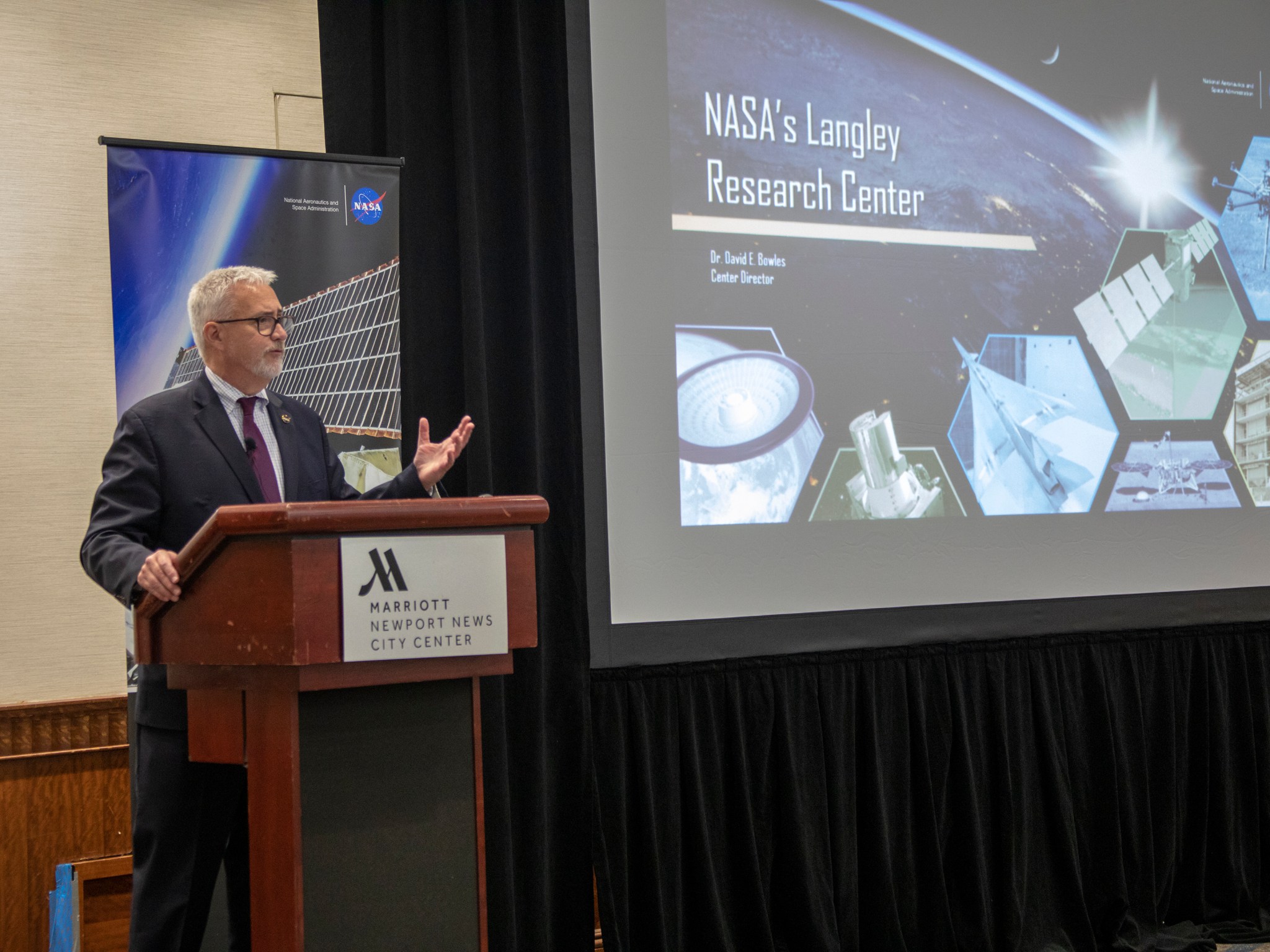 Langley Center Director Dave Bowles at TFAWS