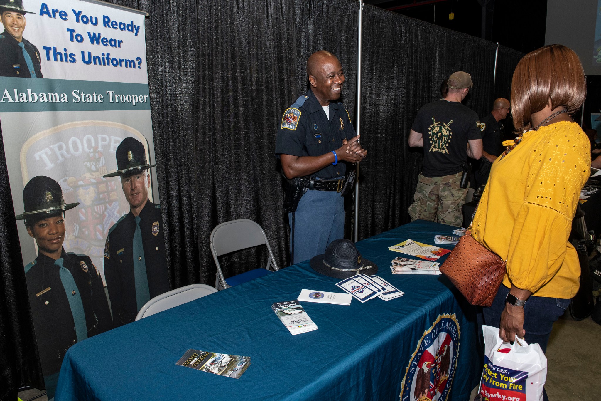 The Alabama State Troopers were among organizations taking part during Safety Day on Oct. 2 at the Marshall Space Flight Center.