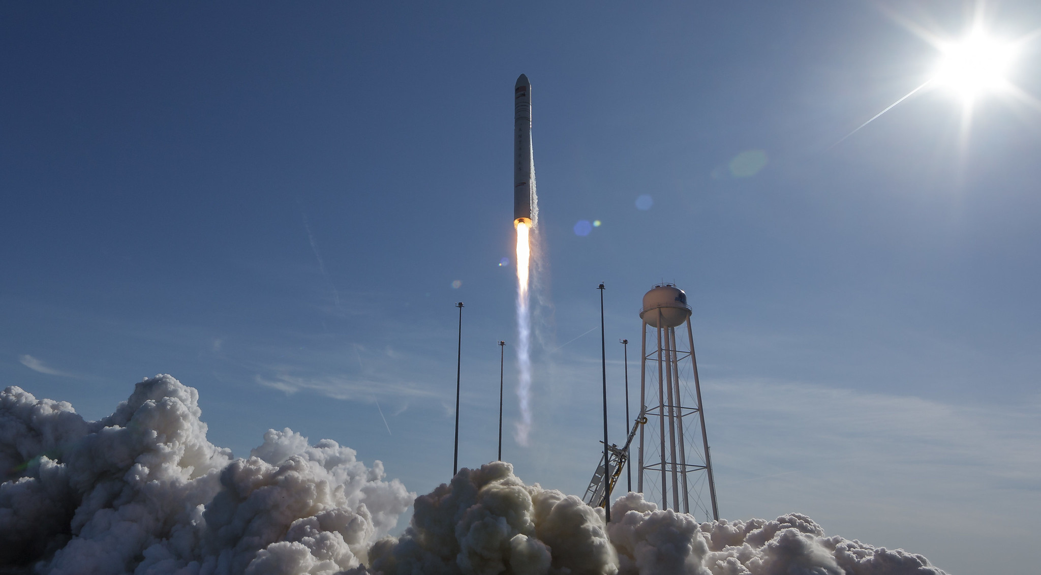 Northrop Grumman’s 12th contracted cargo resupply mission April 16, 2019 at NASA's Wallops Flight Facility in Virginia. 