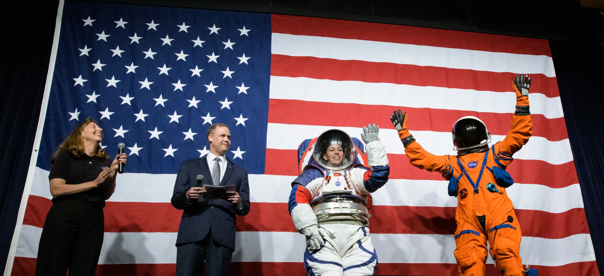 New spacesuits introduced by NASA administrator
