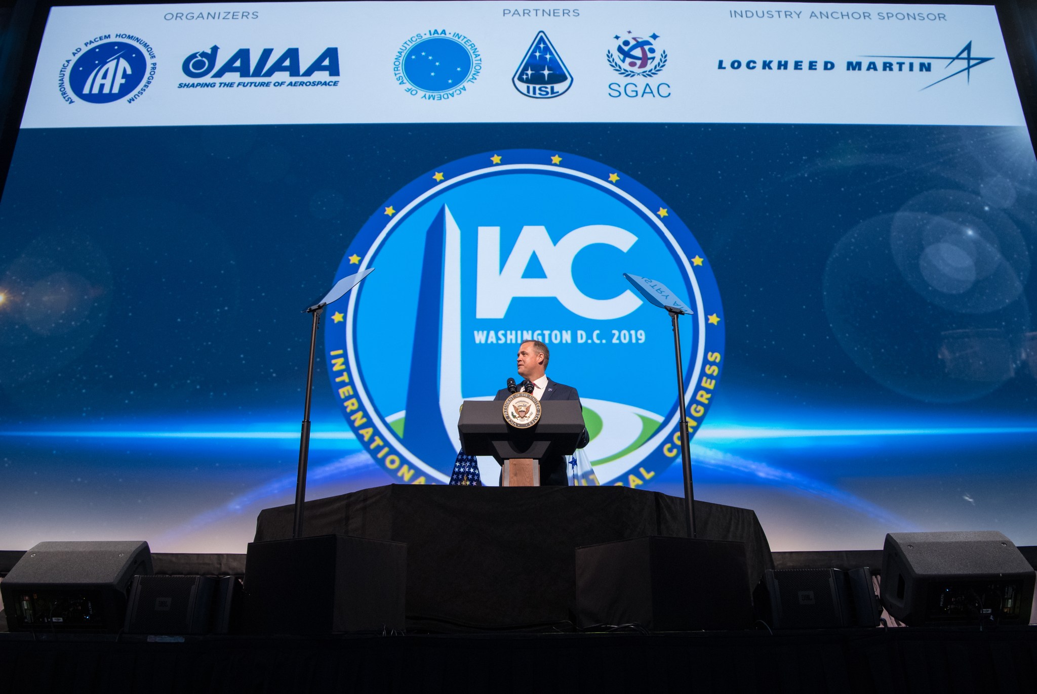 Administrator Bridenstine speaks at IAC