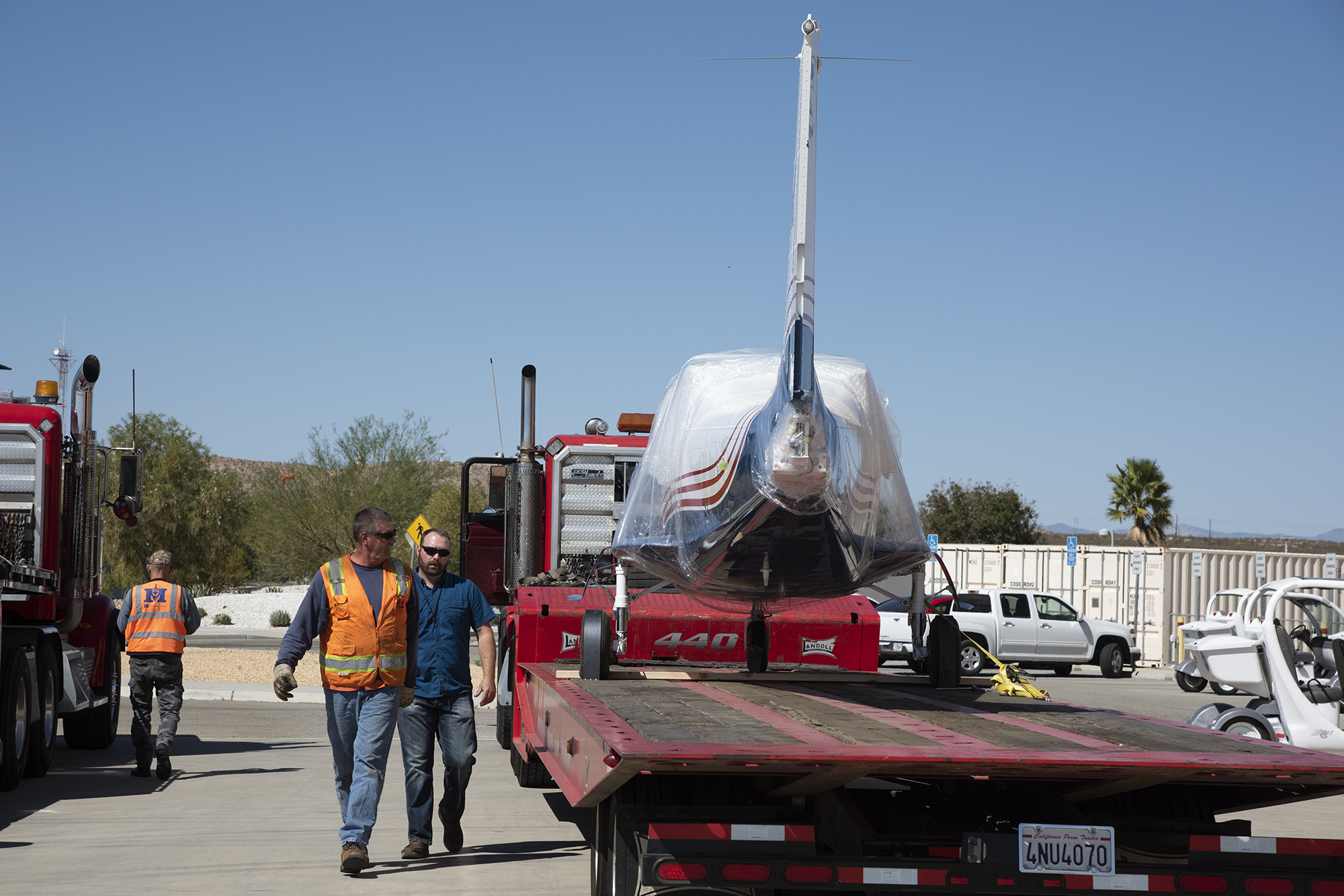 NASA?s X-57 Maxwell, the agency?s first all-electric X-plane and first crewed X-planed in two decades, is delivered to AFRC.