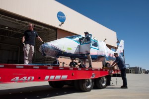 NASA?s X-57 Maxwell, the agency?s first all-electric X-plane and first crewed X-planed in two decades, is delivered to AFRC.
