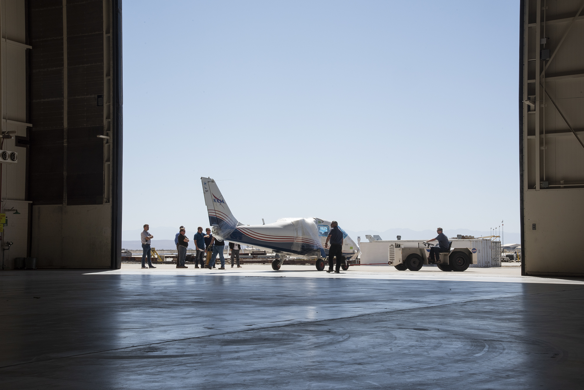 NASA?s X-57 Maxwell, the agency?s first all-electric X-plane and first crewed X-planed in two decades, is delivered to AFRC.