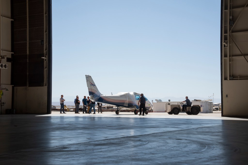 NASA?s X-57 Maxwell, the agency?s first all-electric X-plane and first crewed X-planed in two decades, is delivered to AFRC.