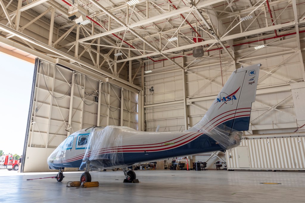 NASA?s X-57 Maxwell, the agency?s first all-electric X-plane and first crewed X-planed in two decades, is delivered to AFRC.