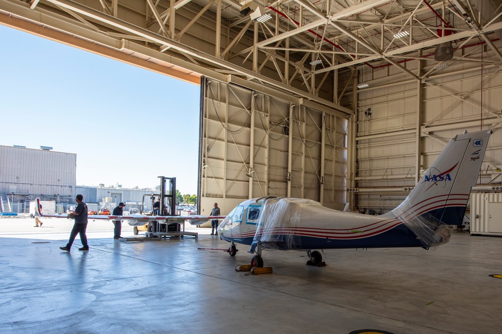NASA?s X-57 Maxwell, the agency?s first all-electric X-plane and first crewed X-planed in two decades, is delivered to AFRC.