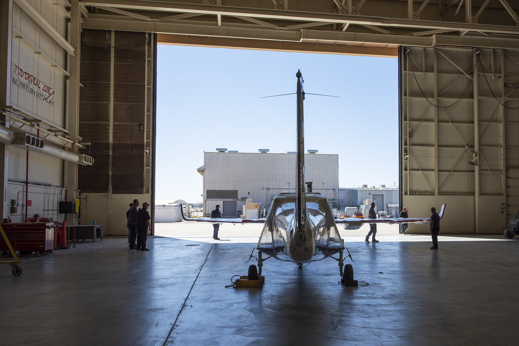 NASA?s X-57 Maxwell, the agency?s first all-electric X-plane and first crewed X-planed in two decades, is delivered to AFRC.