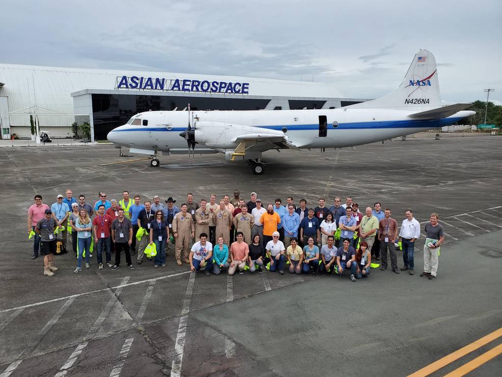 CAMP2Ex field team with the NASA P-3B