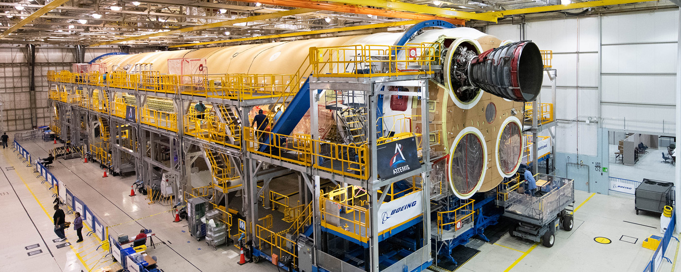 First of four RS-25 engines to the core stage for NASA’s Space Launch System rocket 