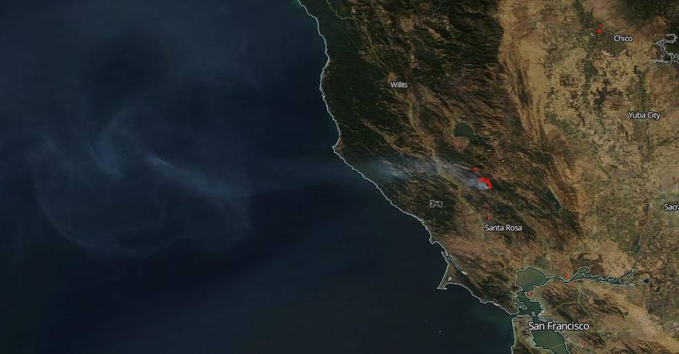 Kincade Fire in California
