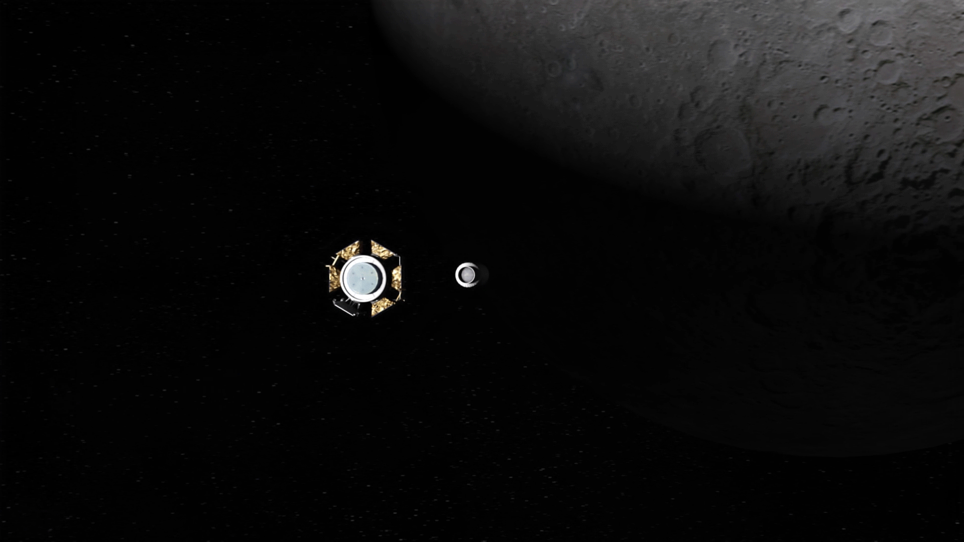 Animation of the LCROSS mission impacting the Moon
