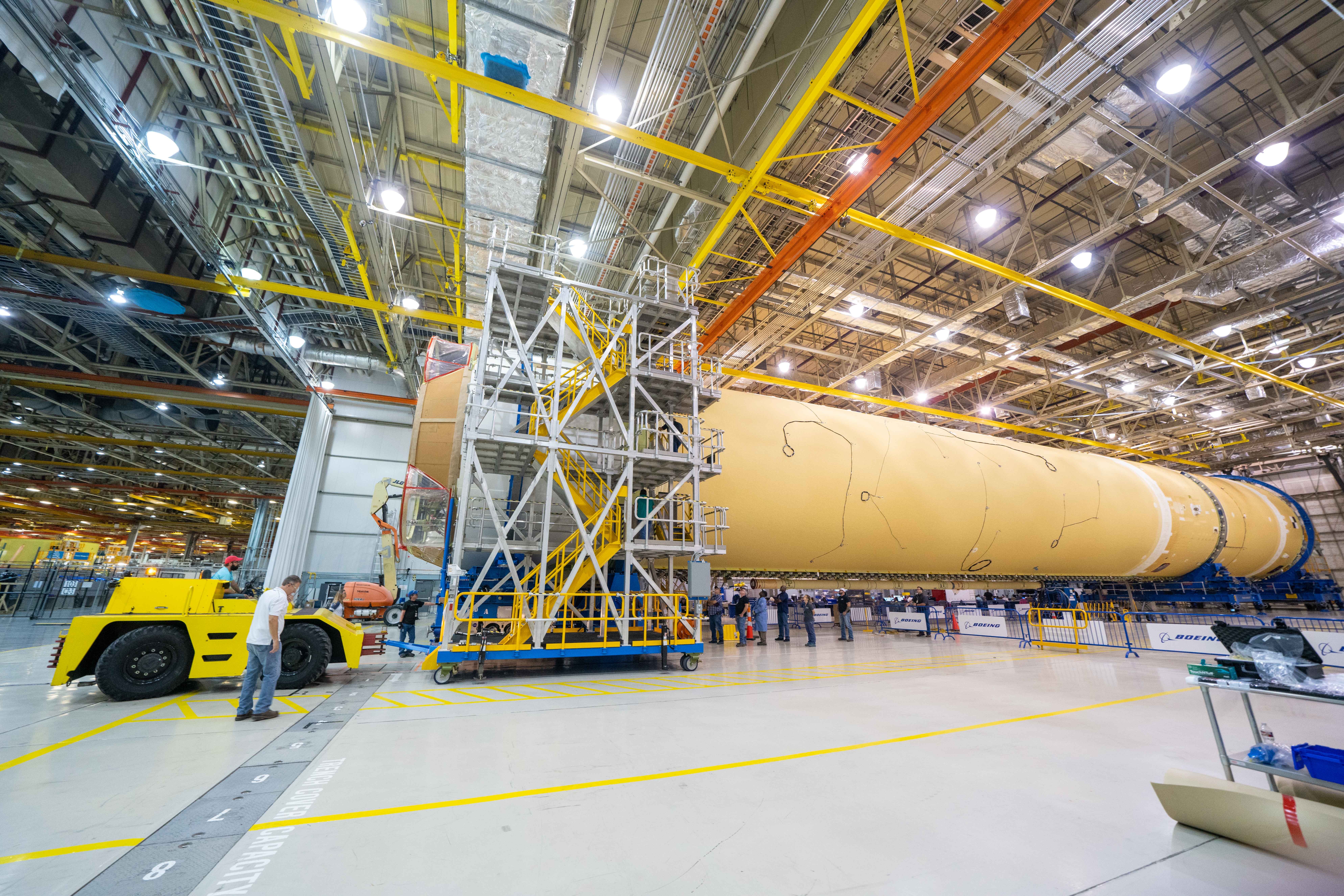 NASA Finishes Assembly of Core Stage Structure