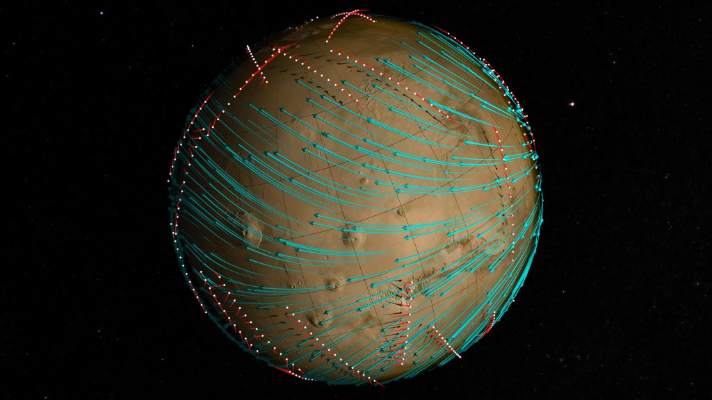 NASA’s MAVEN Maps Winds in the Martian Upper Atmosphere that Mirror the Terrain Below and Gives Clues to Martian Climate