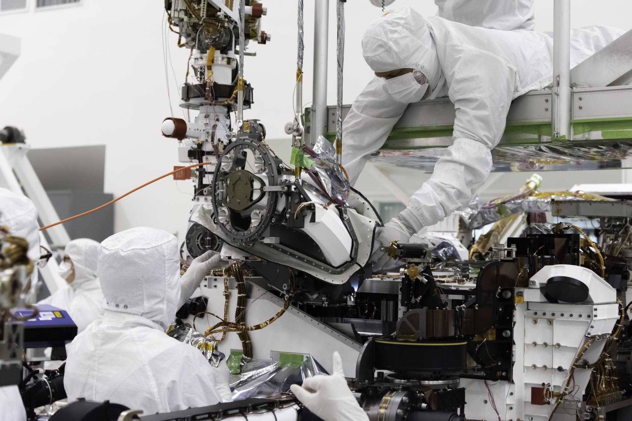 The bit carousel, which lies at the heart of Sample Caching System of NASA's Mars 2020 mission