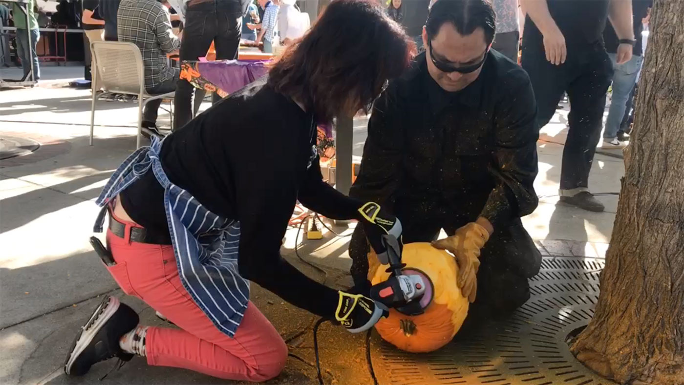 NASA-JPL's ninth annual Halloween pumpkin-carving contest.