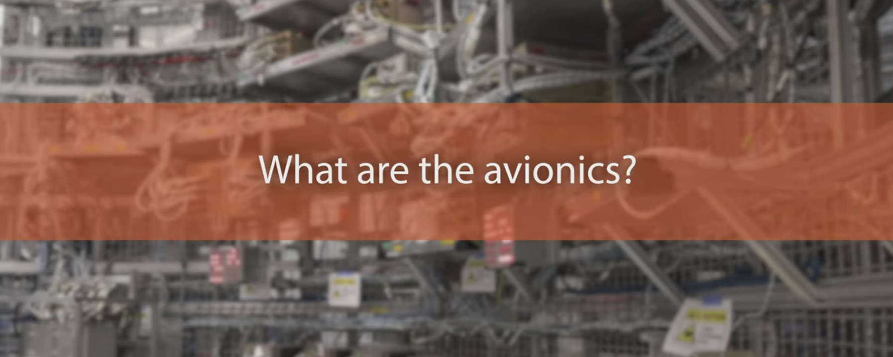 What are the avionics?