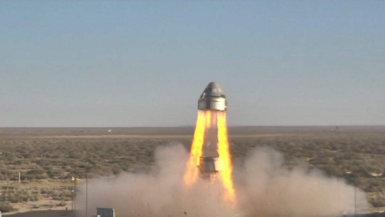 Boeing’s CST-100 Starliner’s launch abort test.