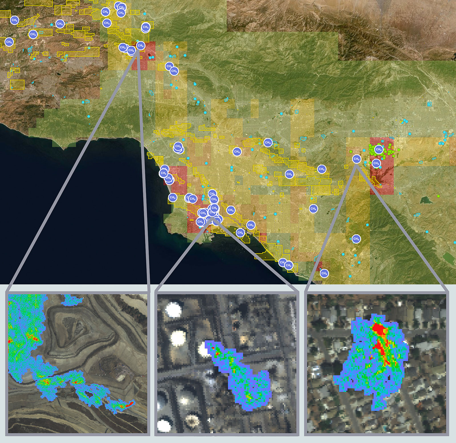 Views from NASA's Methane Source Finder