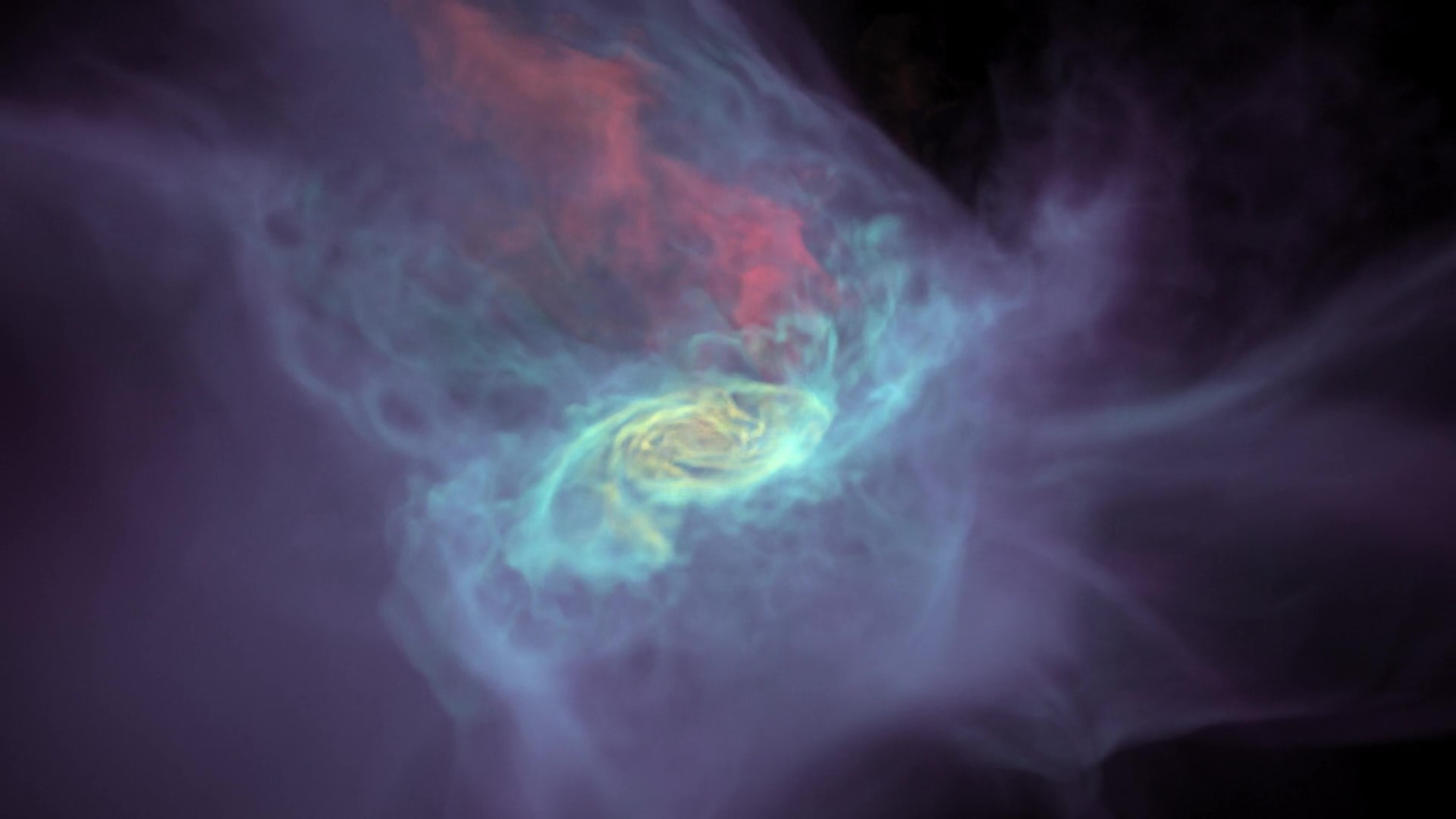 Illuminating the Gas Between Galaxies with Supercomputing - NASA