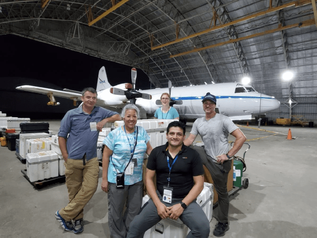 NASA P-3B departs the Philippines