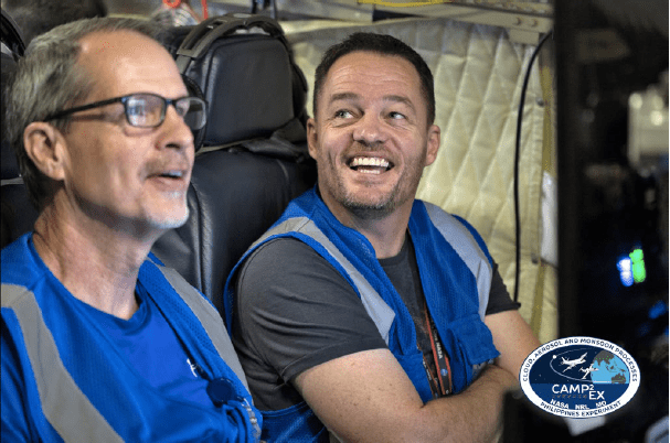 Tony Cook and David Harper from High Spectral Resolution Lidar (HSRL).