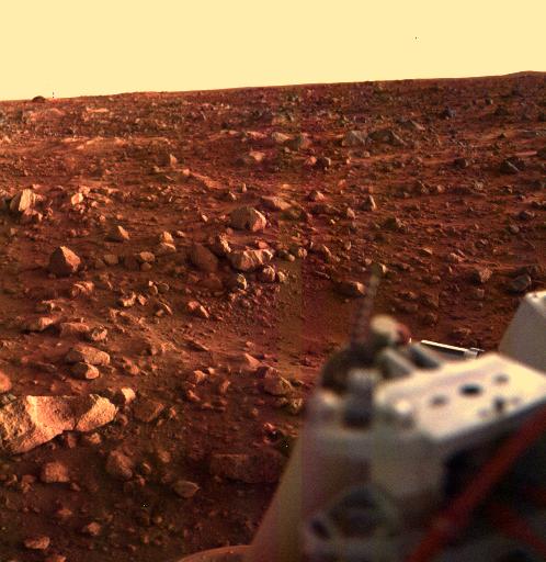 Image of Martian sunset