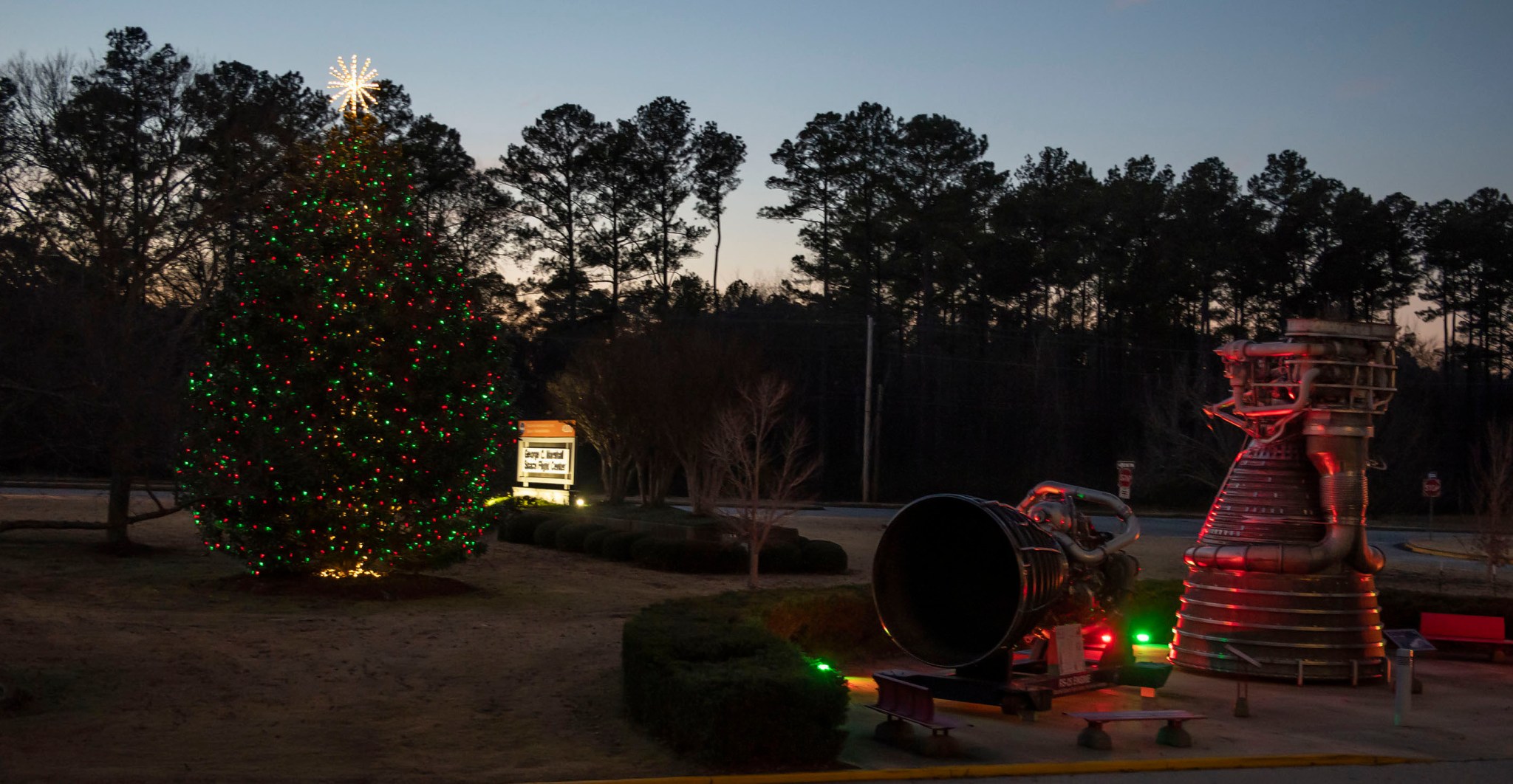 NASA Marshall Space Flight Center's holiday tree was officially lit Dec. 3.
