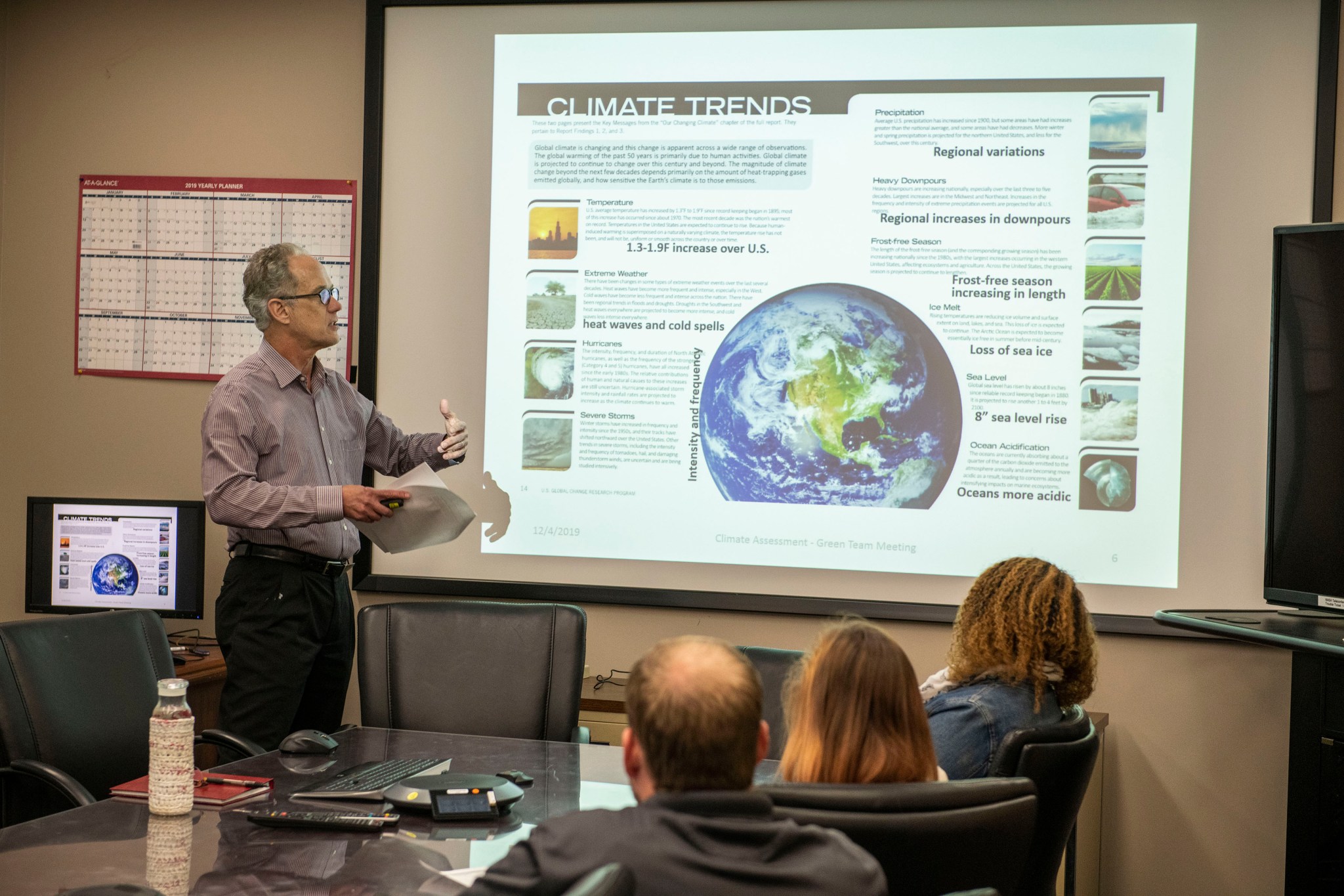 NASA climatologist Gary Jedlovec, a member of the Earth Science team at Marshall Space Flight Center.