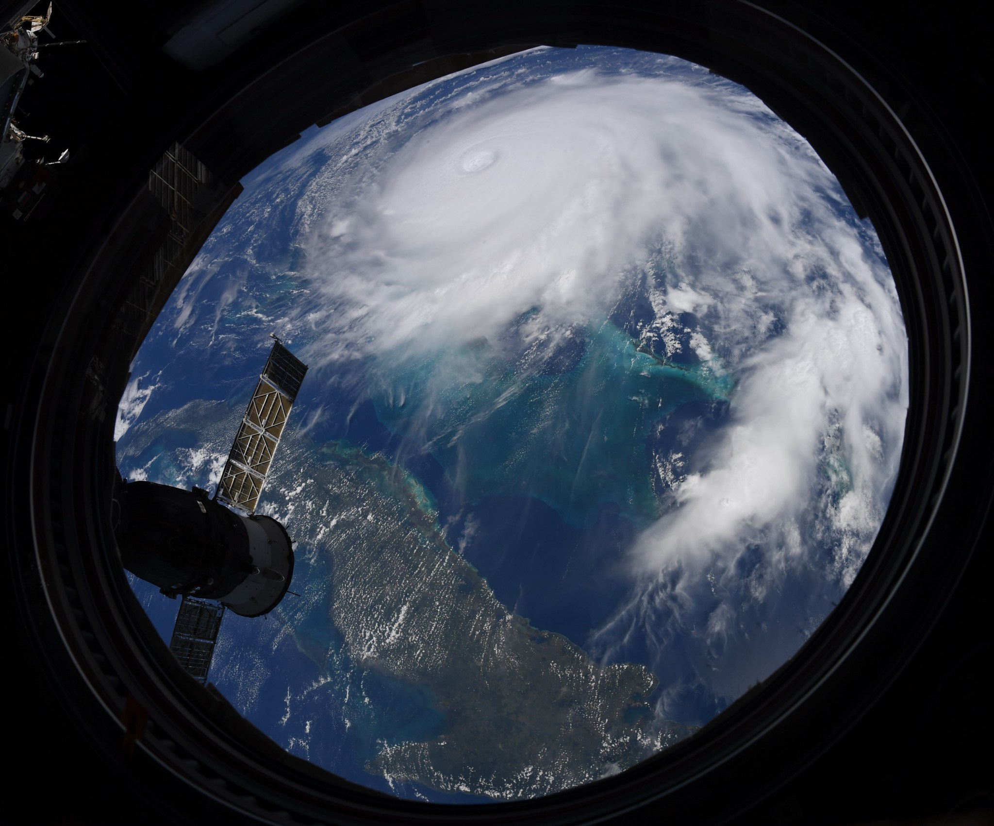 Hurricane Dorian from the space station