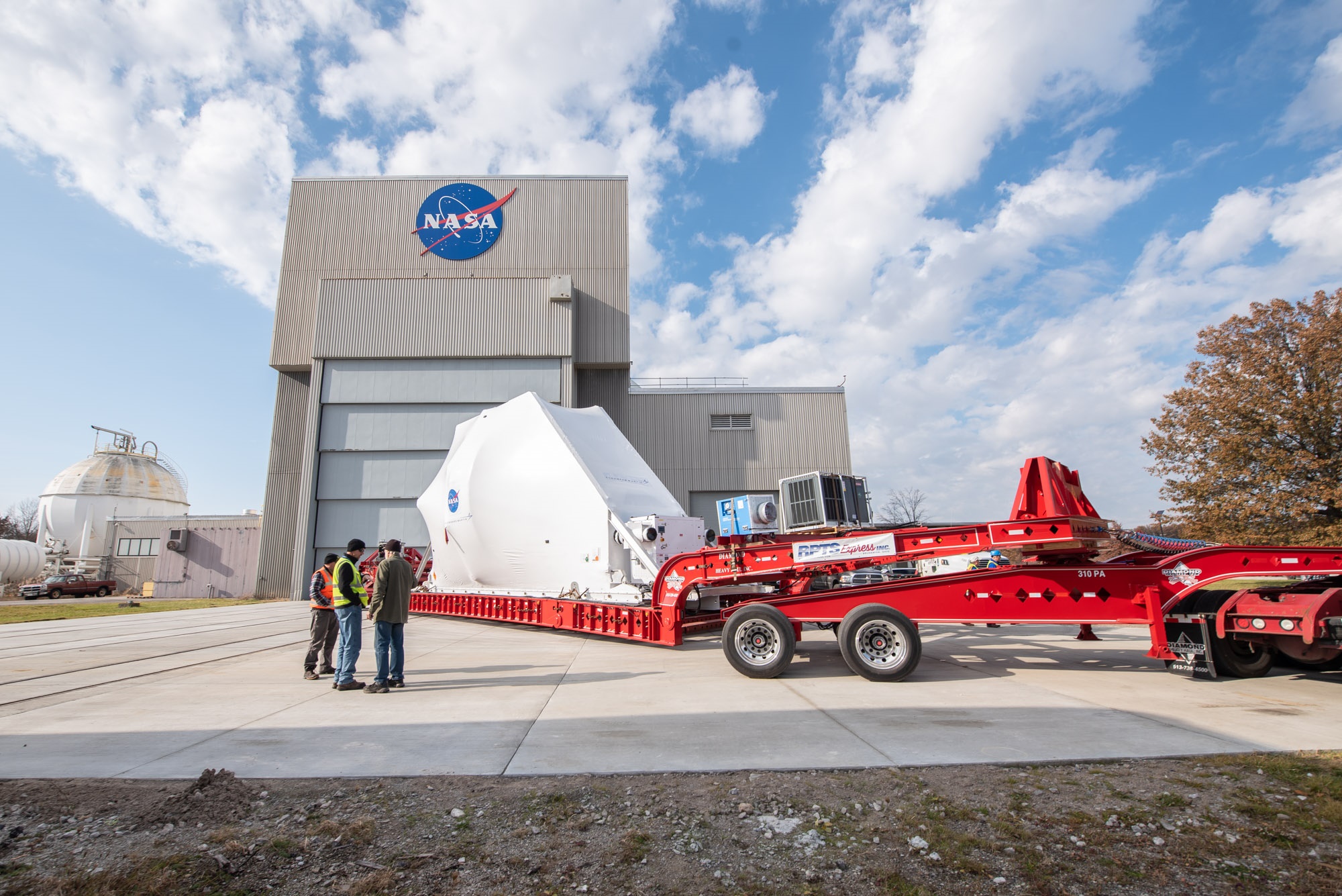 Truck Transporting the Orion Spacecraft to Plum Brook Station