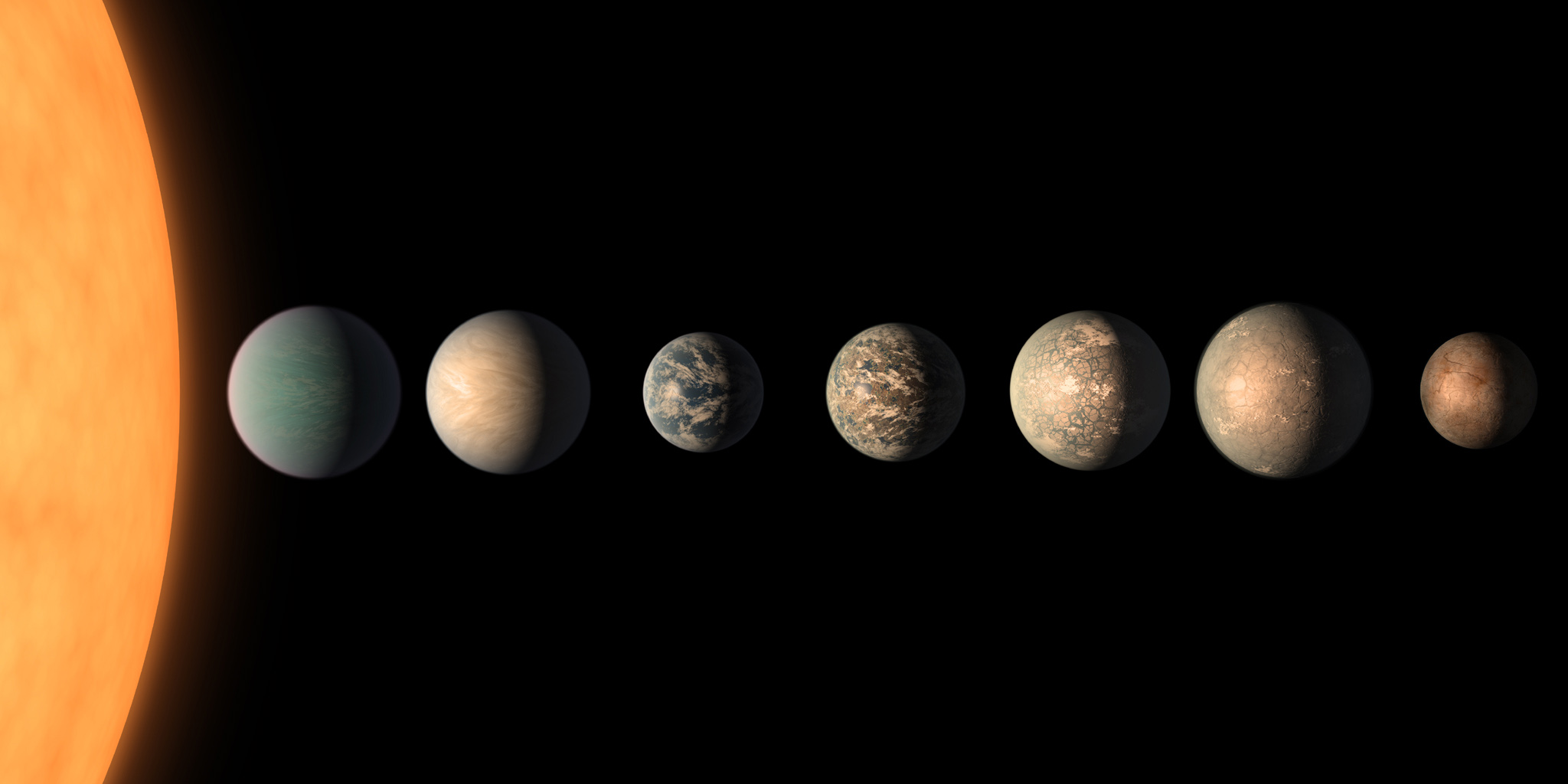 Artist's concept of exoplanets