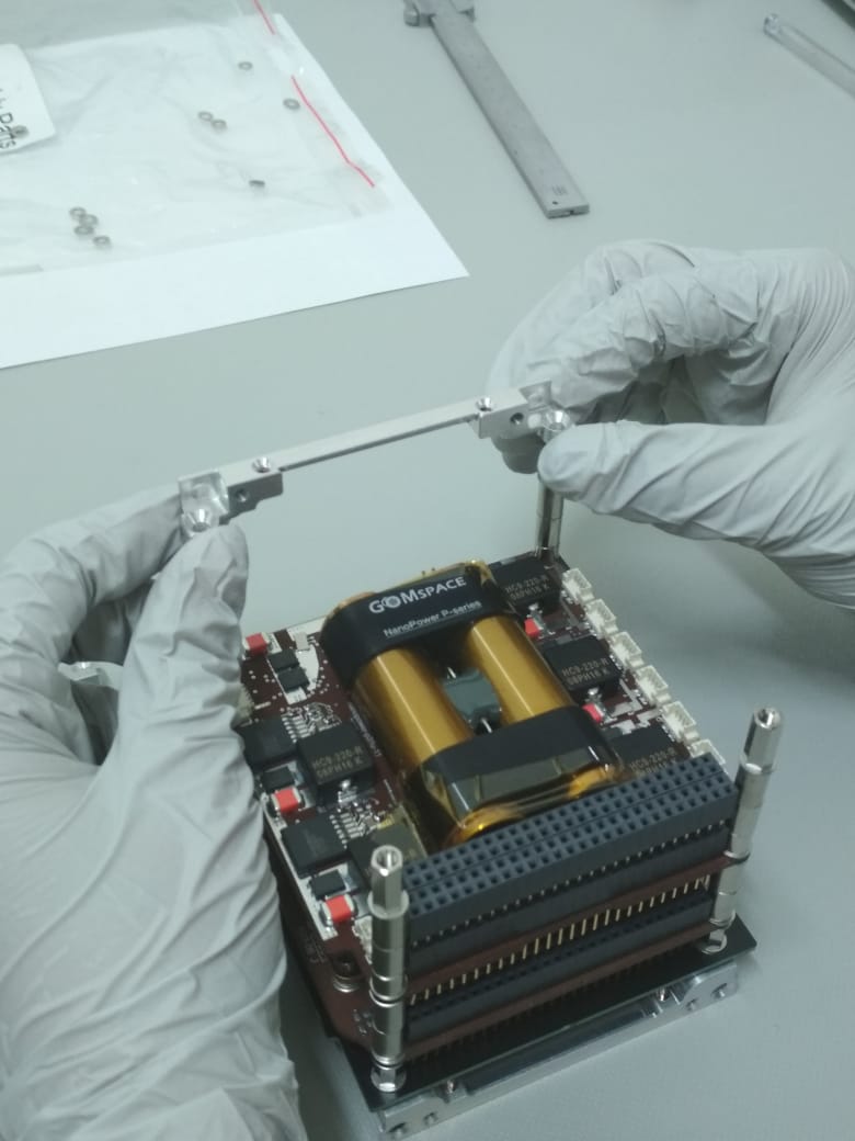 Students construct the AzTechSat-1 CubeSat