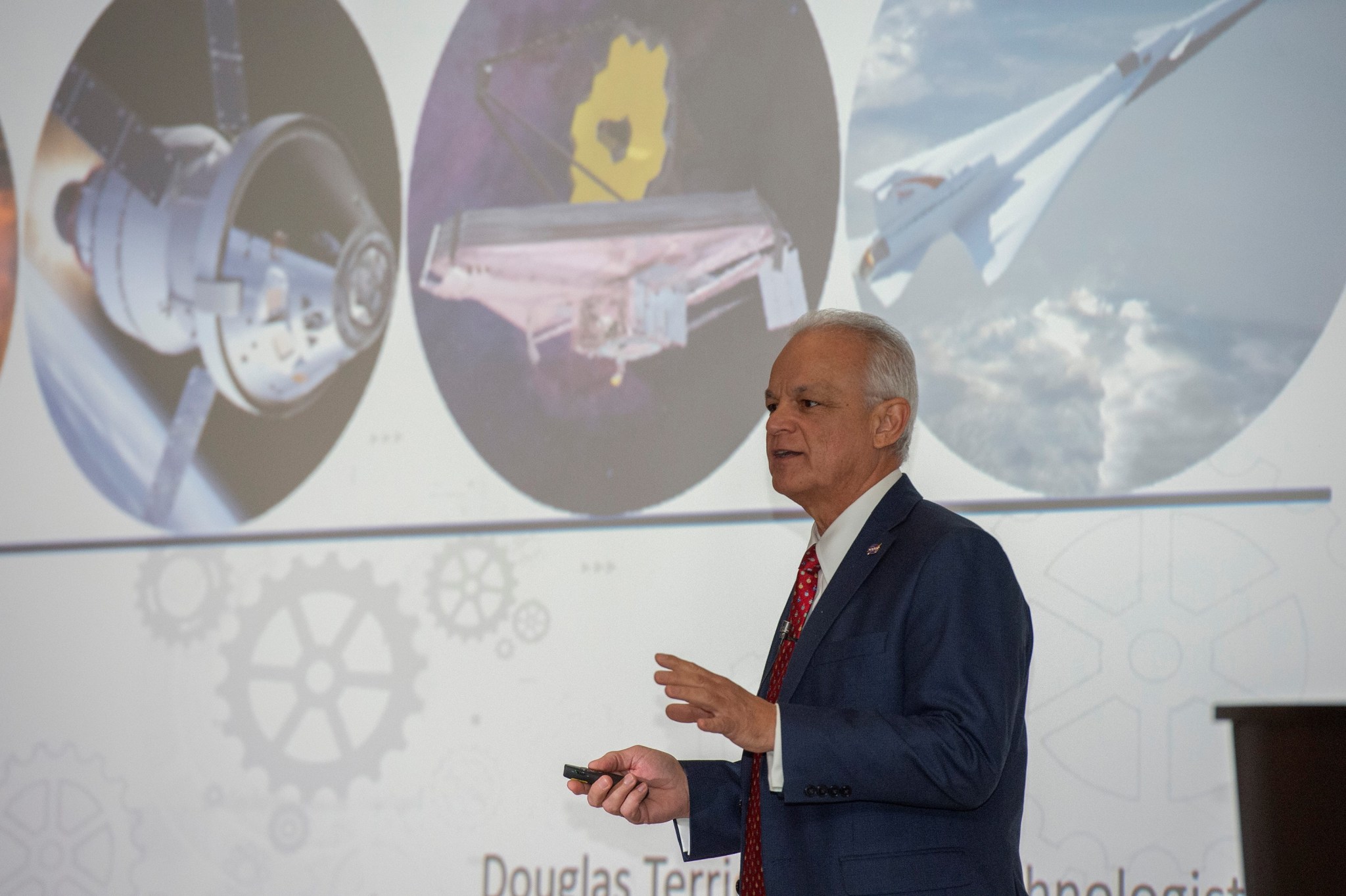 “Innovation is not optional,” says Douglas Terrier, NASA chief technologist, during a talk about innovation at the agency Dec. 3