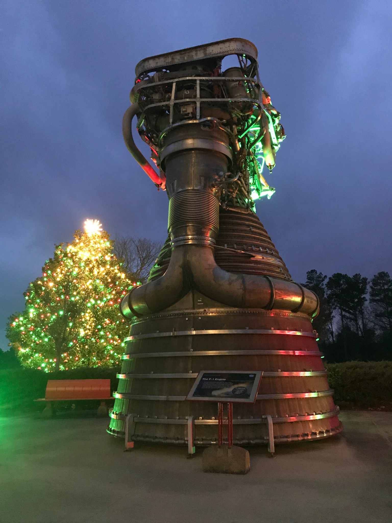 NASA’s Marshall Space Flight Center team members usher in the season Dec. 9 with the lighting of the Marshall holiday tree.