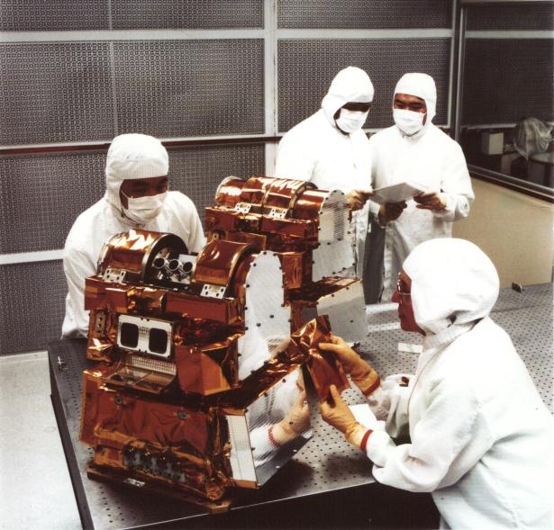 Installation of flight multi-layer insulation on CERES Flight Models 1 and 2 