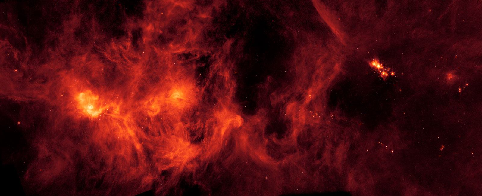 A collection of gas and dust over 500 light-years across, the Perseus Molecular Cloud 