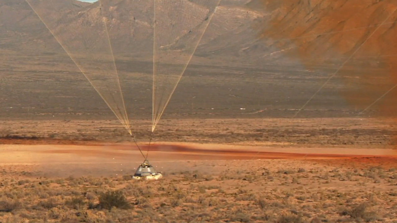 Boeing’s CST-100 Starliner lands in the New Mexico desert 