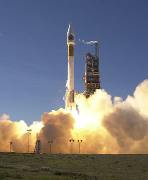 The Dec. 18, 1999, launch of the Terra satellite.