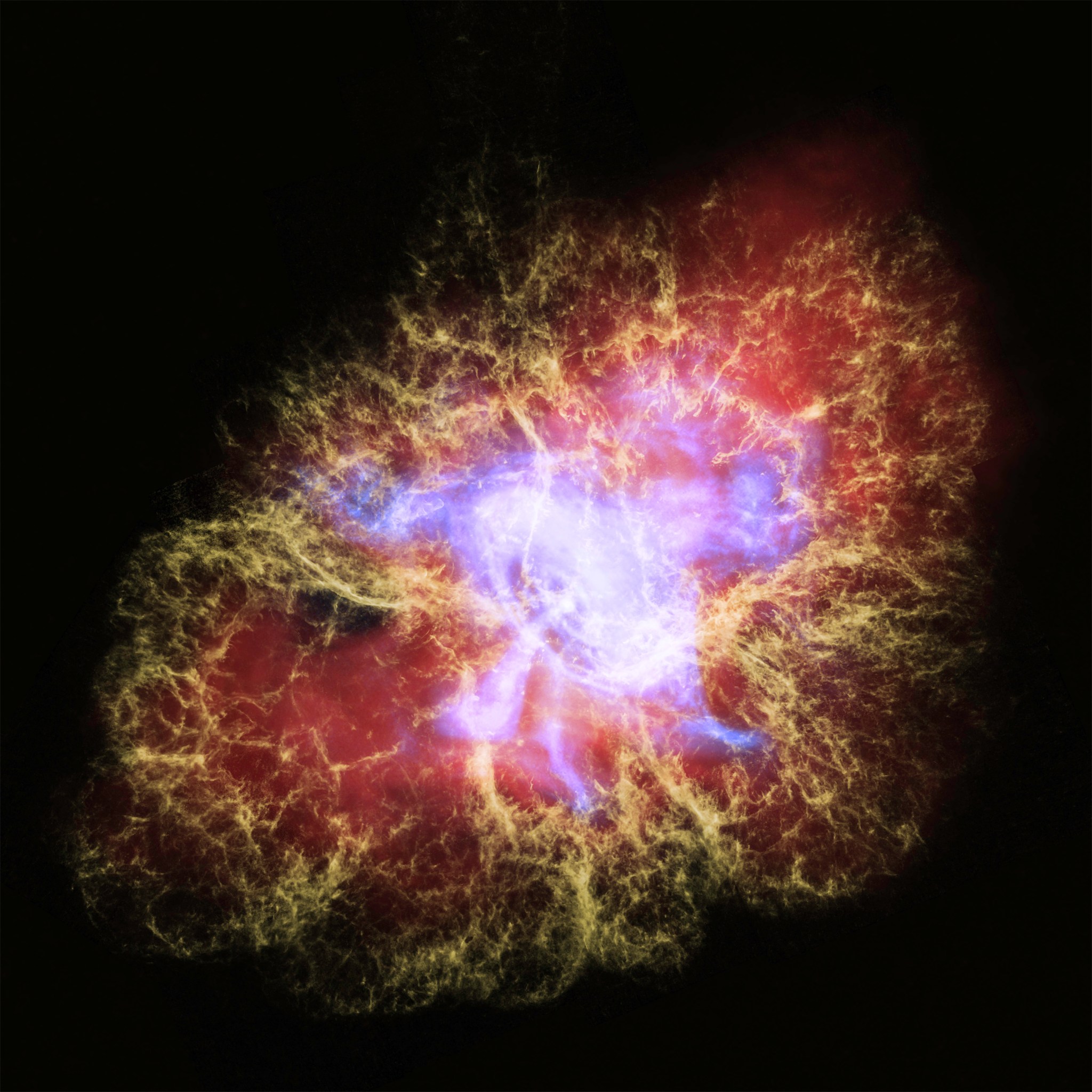 New multiwavelength image of the Crab Nebula.