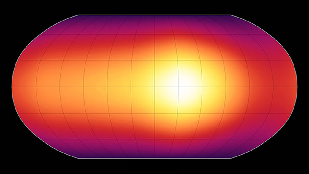 This is the first-ever map of the surface of an exoplanet