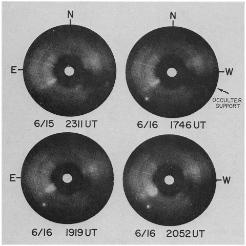 Coronagraph images of CME